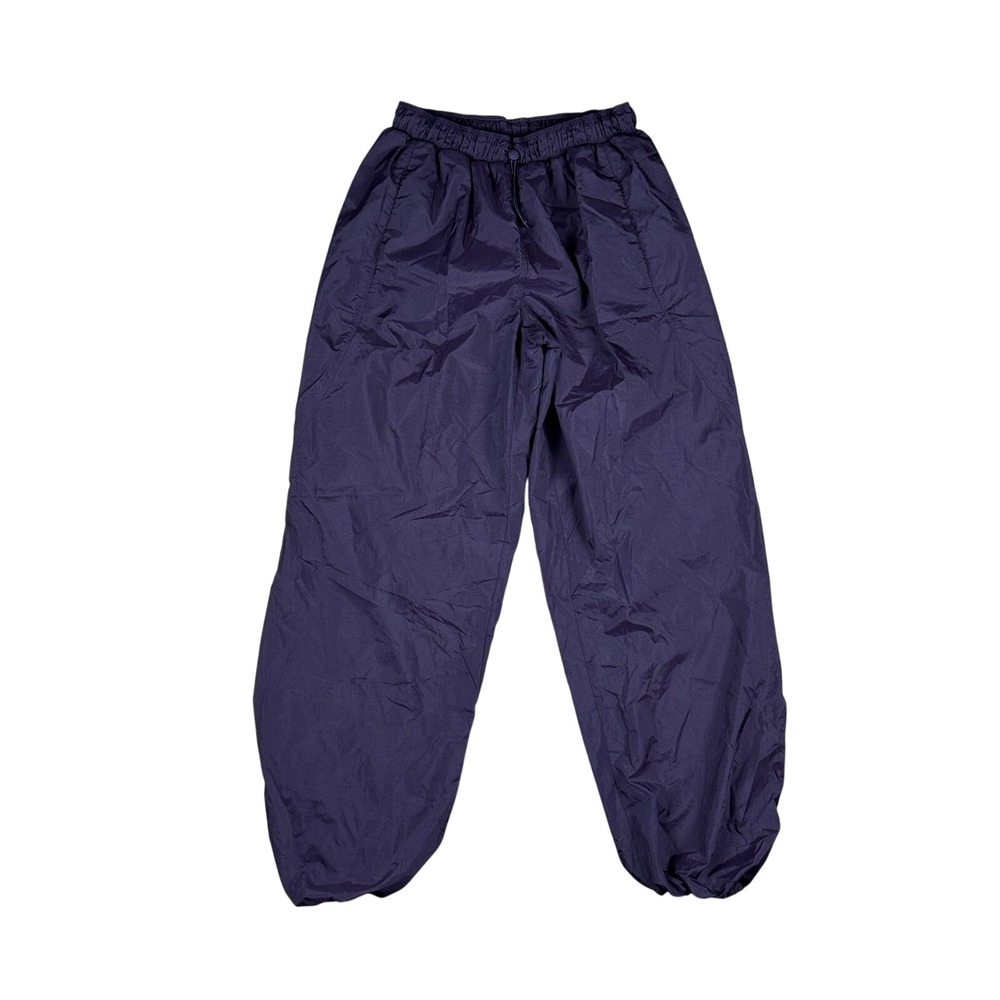 Athleta Grace Warm Up Pant Women's‎ XS Purple Nylon Wind Pants Cinch Hem Joggers